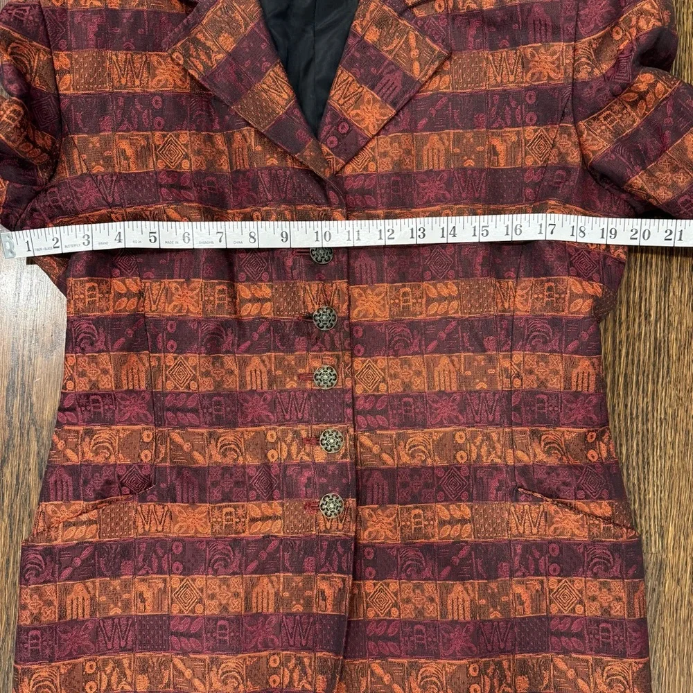 CHRISTIAN DIOR Vintage Blazer V- neck Jacket size 8